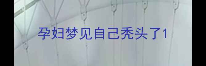 图片 孕妇梦见自己秃头了1