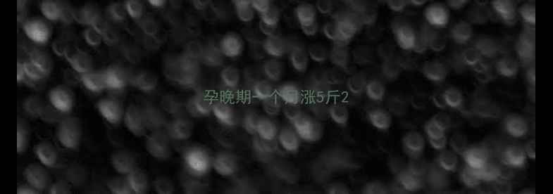 图片 孕晚期一个月涨5斤2