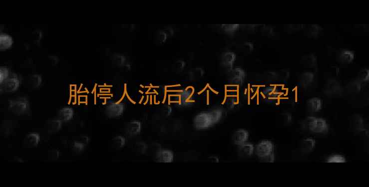 图片 胎停人流后2个月怀孕1